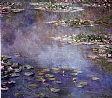 Lilies Canvas Paintings - Water-Lilies 24
